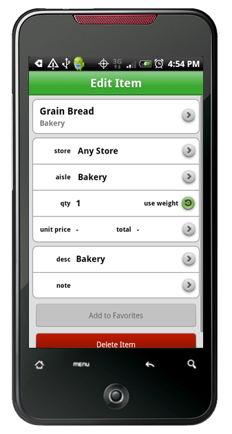 Add Item Details