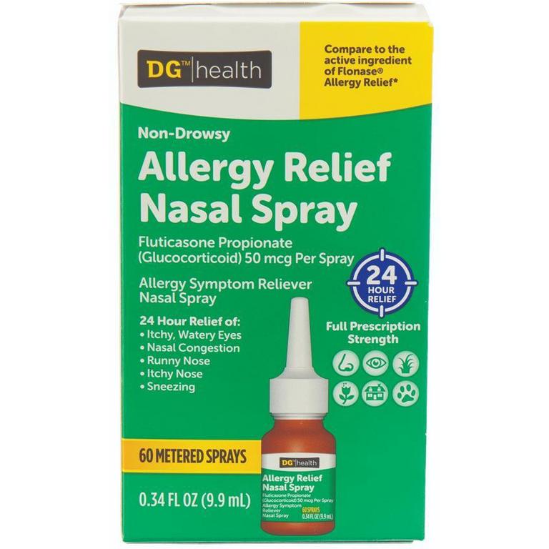 Save $2.75 on DG Health Allergy Relief Nasal Spray 60 or 120 Sprays