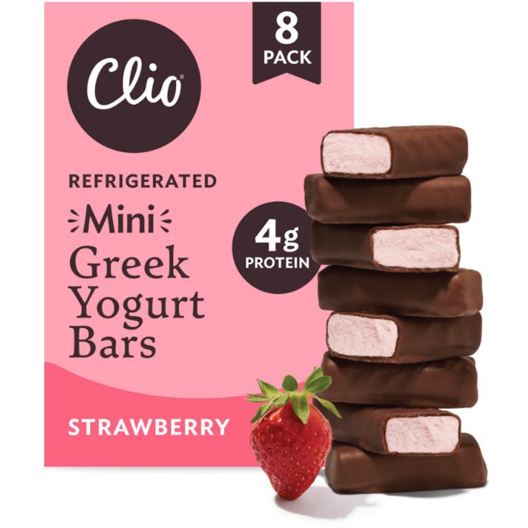 On any ONE (1) Clio Mini
Greek Yogurt Bar 8ct