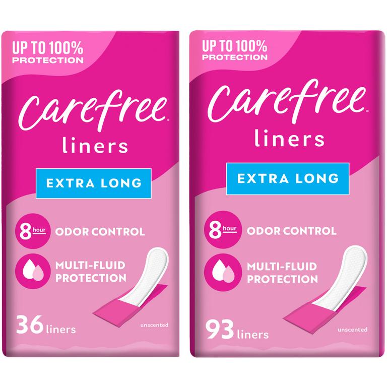 on any ONE (1) Carefree® Liners 36ct. or Larger
