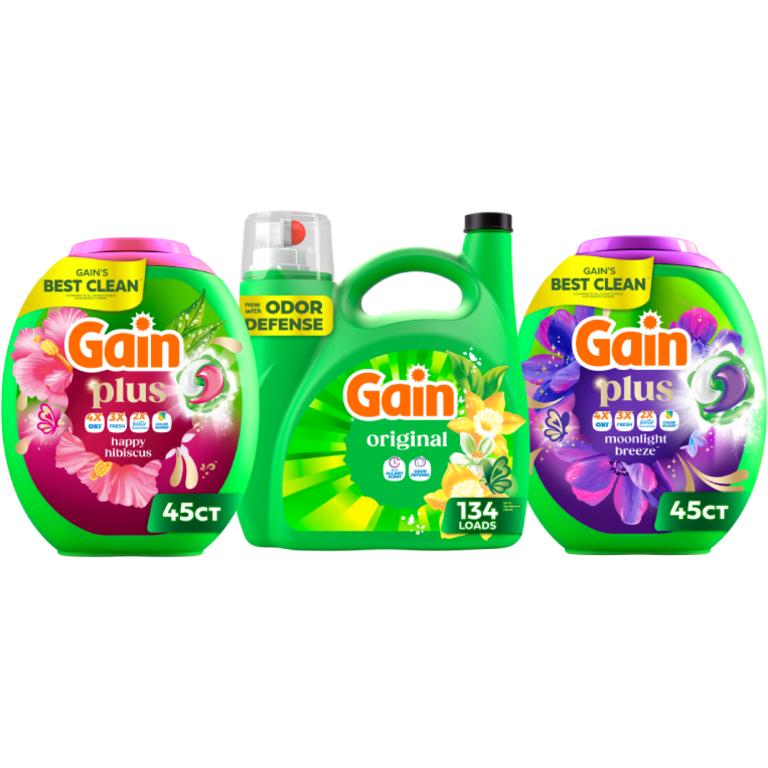 Buy Gain Ultra Oxi Liquid Laundry Detergent, Waterfall Delight