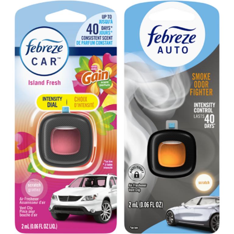 On TWO Febreze® CarTM 1 ct. Assorted