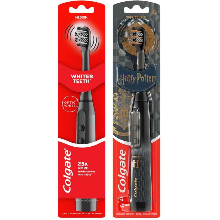 On any ONE (1) Colgate Adult Battery Powered Toothbrush