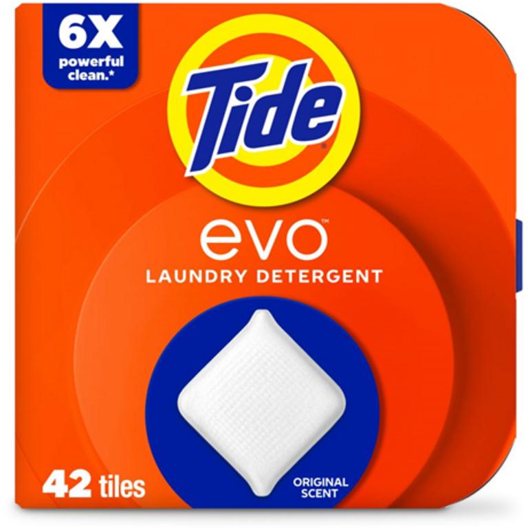 On ONE Tide evo 42ct. Laundry Detergent $19.95 SRP