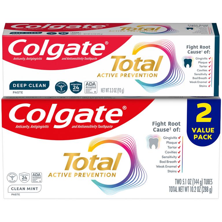 On any ONE (1) Colgate Total Toothpaste (3.3oz or 5.1oz Twinpack)