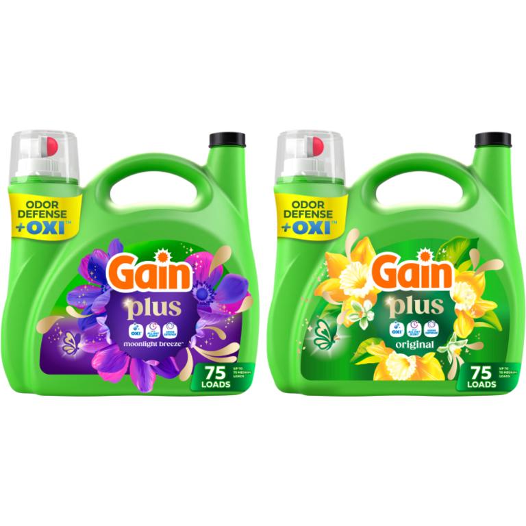 ONE Gain® Plus Liquid Laundry Detergent 75 Load/99 oz. Assorted/