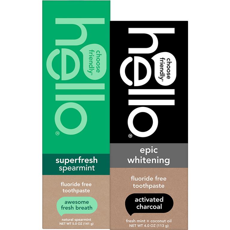 On any ONE (1) hello Toothpaste (4oz or larger)