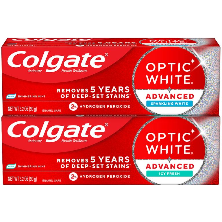 On any ONE (1) Colgate Optic White Advanced Toothpaste (3.2oz only)