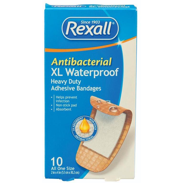 Save $1 on Rexall Advanced Antibacterial Bandages or Pads 6-30ct