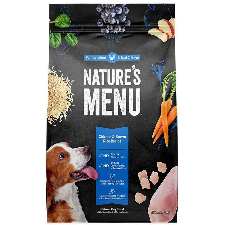 Save $2 on Nature's Menu Dog Food 15lb/