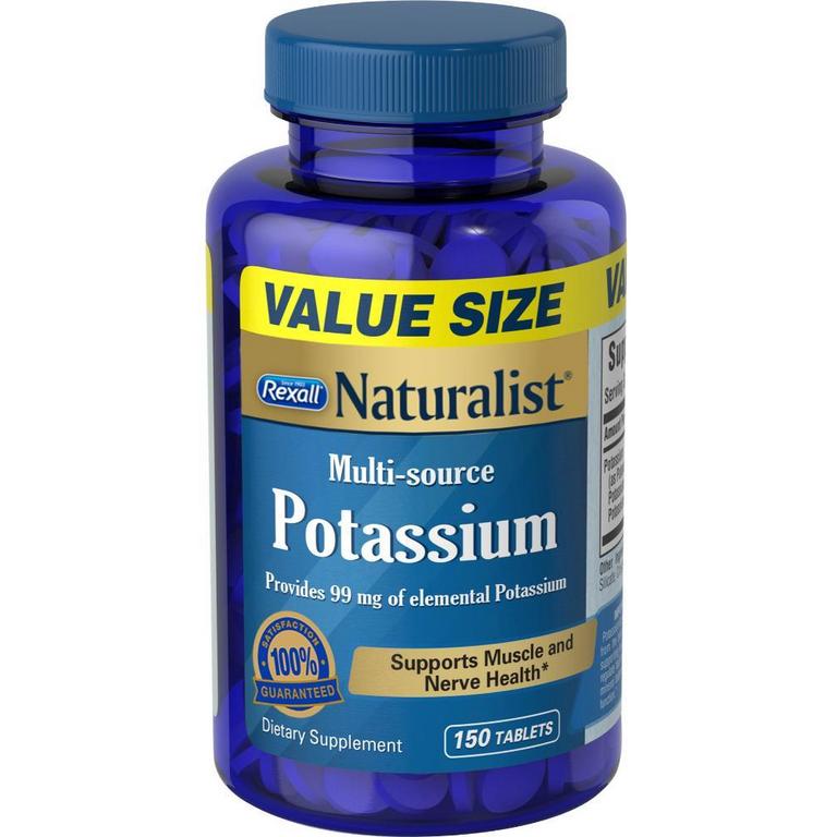 Save $1 on Rexall or Rexall Naturalist Calcium, Iron, Magnesium, Potassium or Zinc 30-200ct/