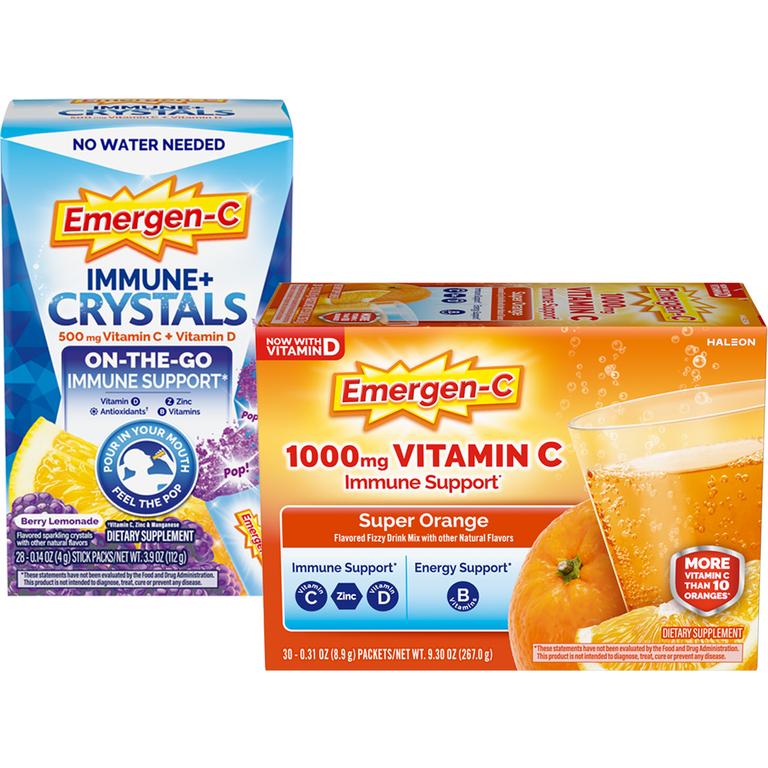 on Any One (1) Emergen-C product 18ct or Larger