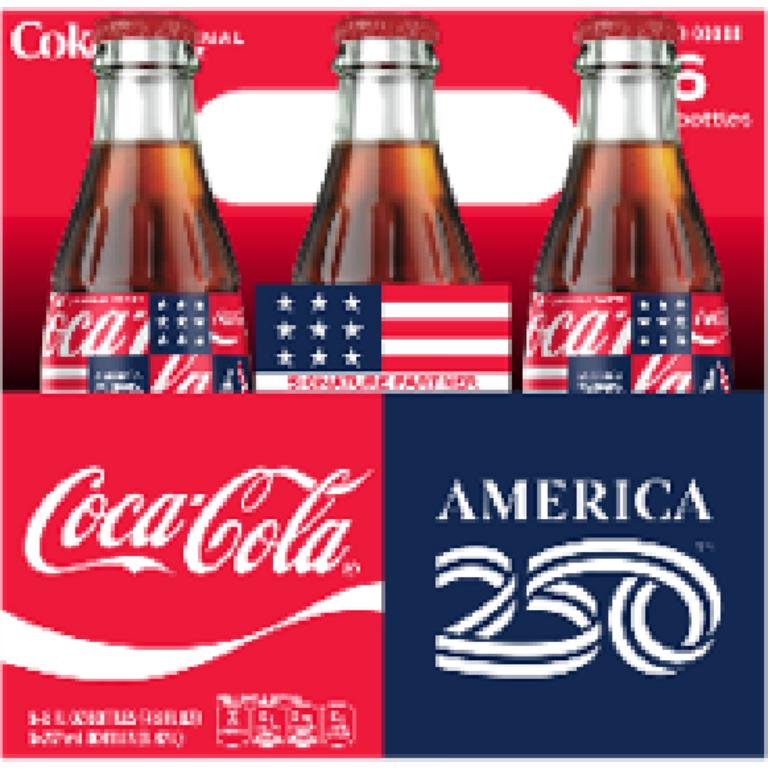 when you buy ONE (1) 6PK Glass Coca-Cola Limited Edition/