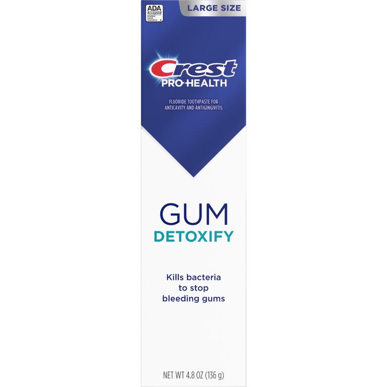 ONE Crest Gum Detoxify, Enamel Repair & Gum, Gum Restore, Sensitivity & Gum, Gum & Bacteria Shield, Breath Purify & Gum, Gum Rescue, or Densify 3.8 oz or larger (excludes all other variants, kids, and trial/travel size)./