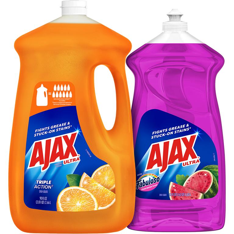 On any ONE (1) Ajax Ultra Dish Liquid (52-90oz ONLY)