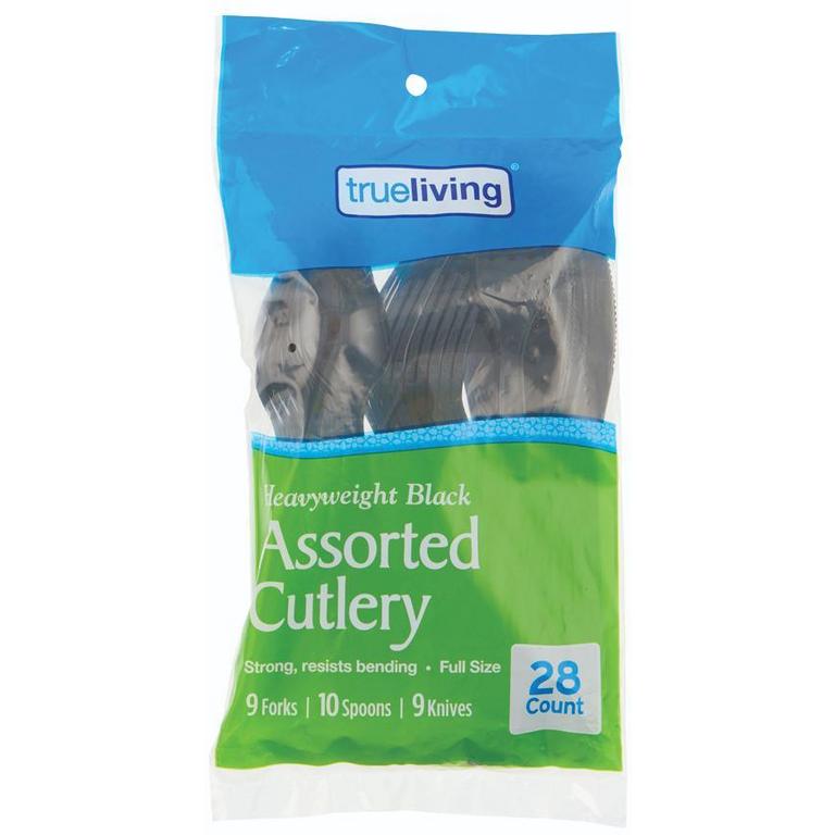 Save $0.50 on True Living Cutlery Crystal or Black 28ct Assorted