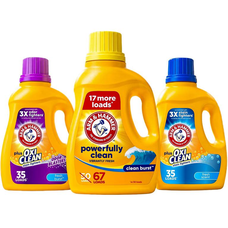 on any ONE (1) ARM & HAMMER™ 45.5oz -67oz Liquid Laundry product.