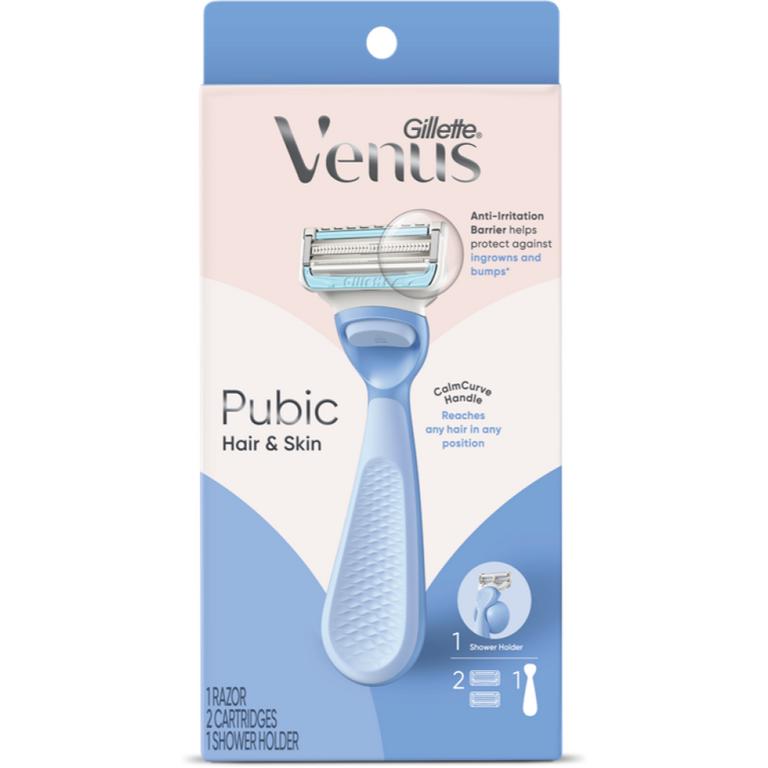 ONE Venus Pubic Hair & Skin Razor OR Care Item (excludes Gillette Products, and trial/travel size)./