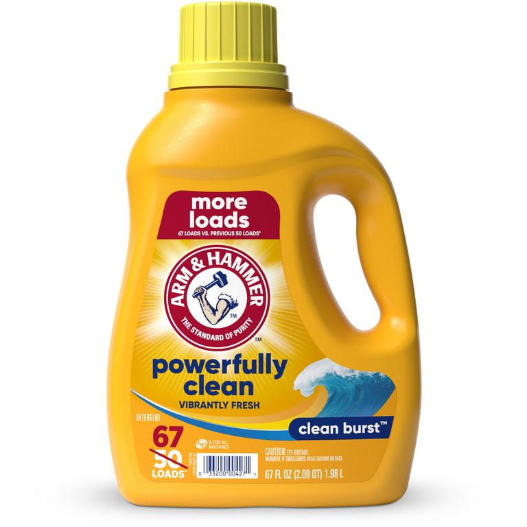 on any Arm & Hammer 45.5oz -67oz Liquid Laundry product.