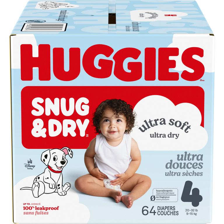 on any ONE (1) Huggies® Snug & Dry Diapers 46-104ct
