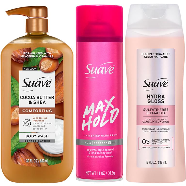 off TWO (2) Suave products ($3 - $8.50).