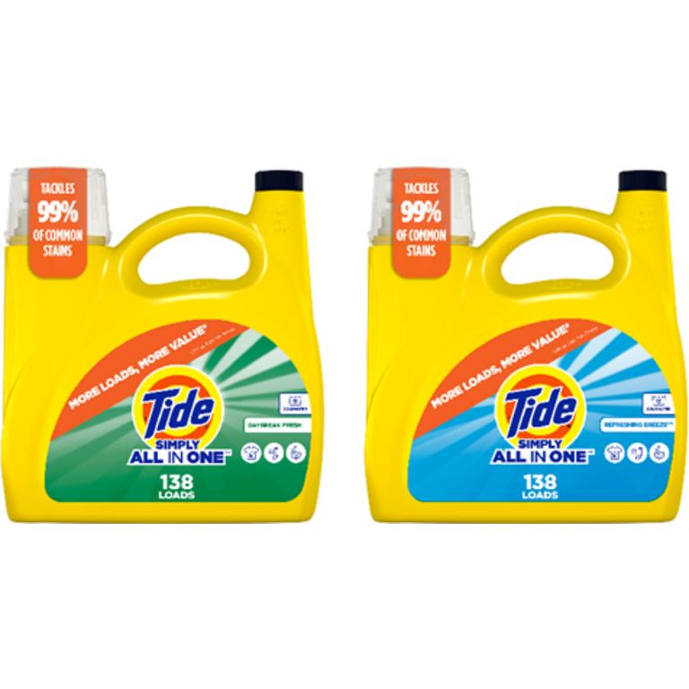On ONE Tide® Simply Liquid Laundry Detergent 138 Load/173 oz. Assorted (excludes trial/travel size)