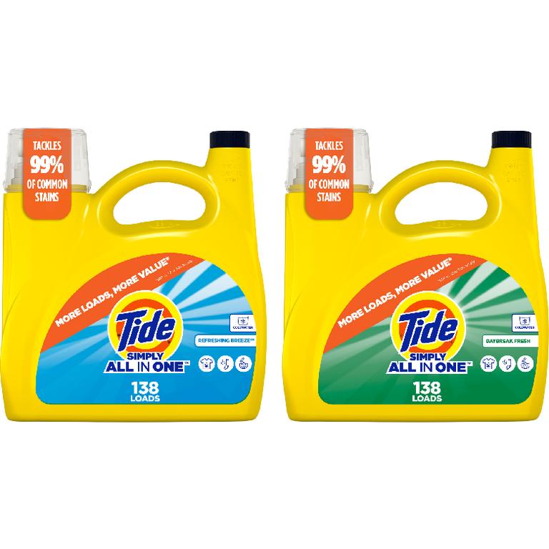 on ONE Tide Simply® Liquid Laundry Detergent 138 Load/182 oz. Assorted