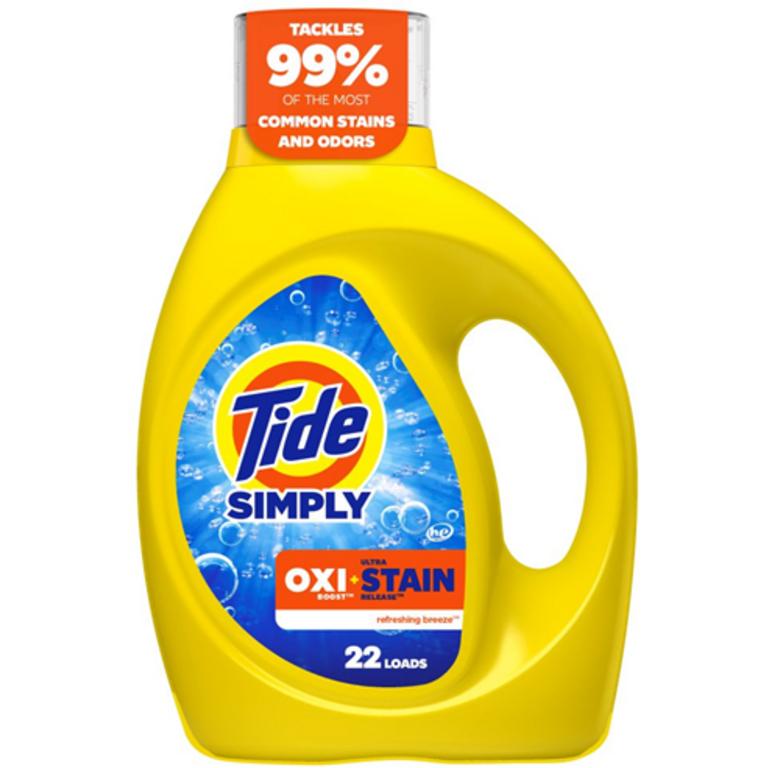 On ONE Tide Simply® Liquid Laundry Detergent 22-24 Load/30-32. Assorted (excludes trial/travel size)