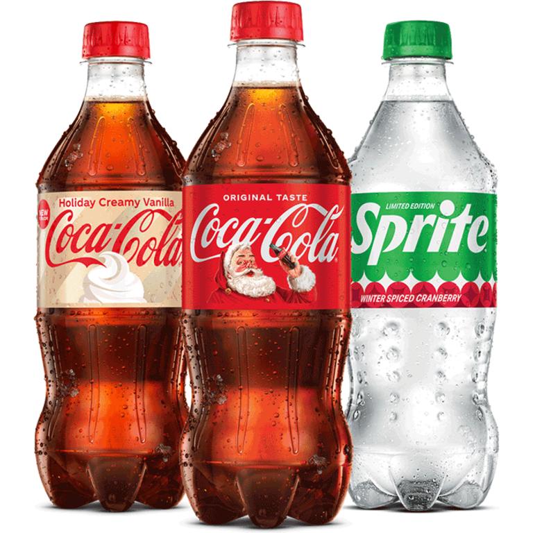 when you spend $10.00 on Coca-Cola and Sprite 20oz, 2L, 0.5L 6PKs, and 12PKs