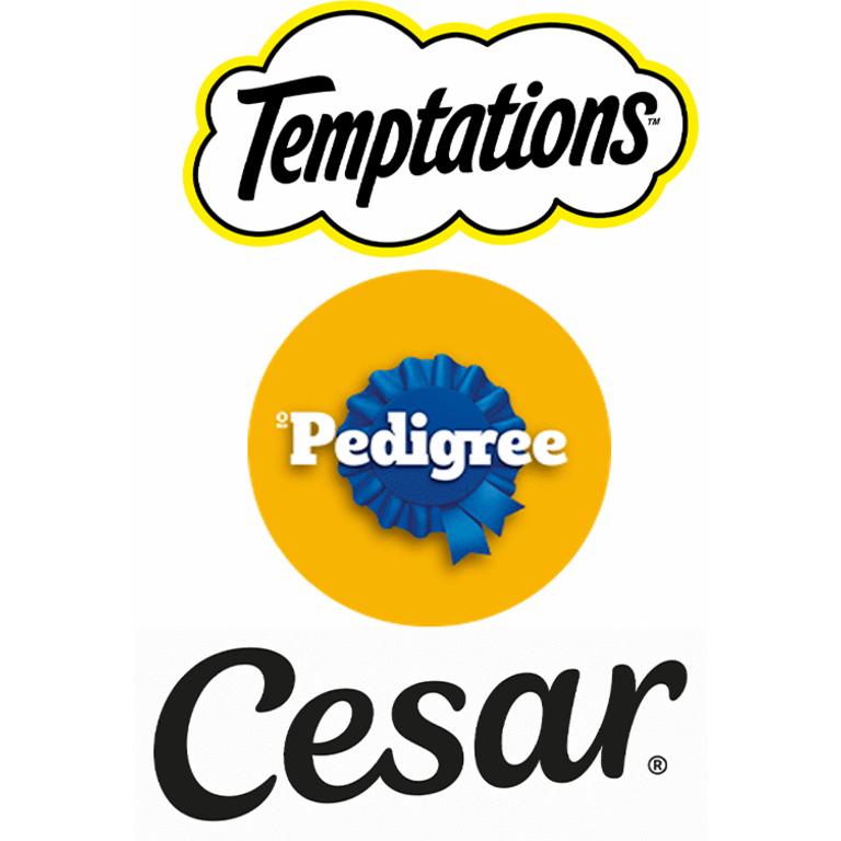 Spend $10 Save $2 on your purchase of any Pedigree, Temptations or Cesar Dog and Cat Treat products