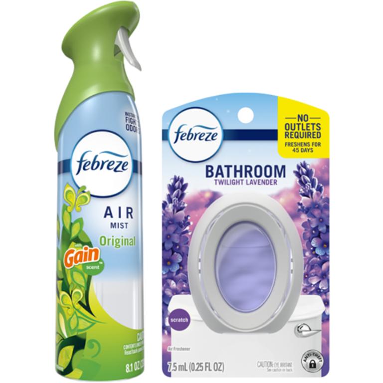 TWO FOR $6.00 Febreze® Air Mist 8.1 oz. or Bathroom 1 ct. Assorted (excludes trial/travel size)