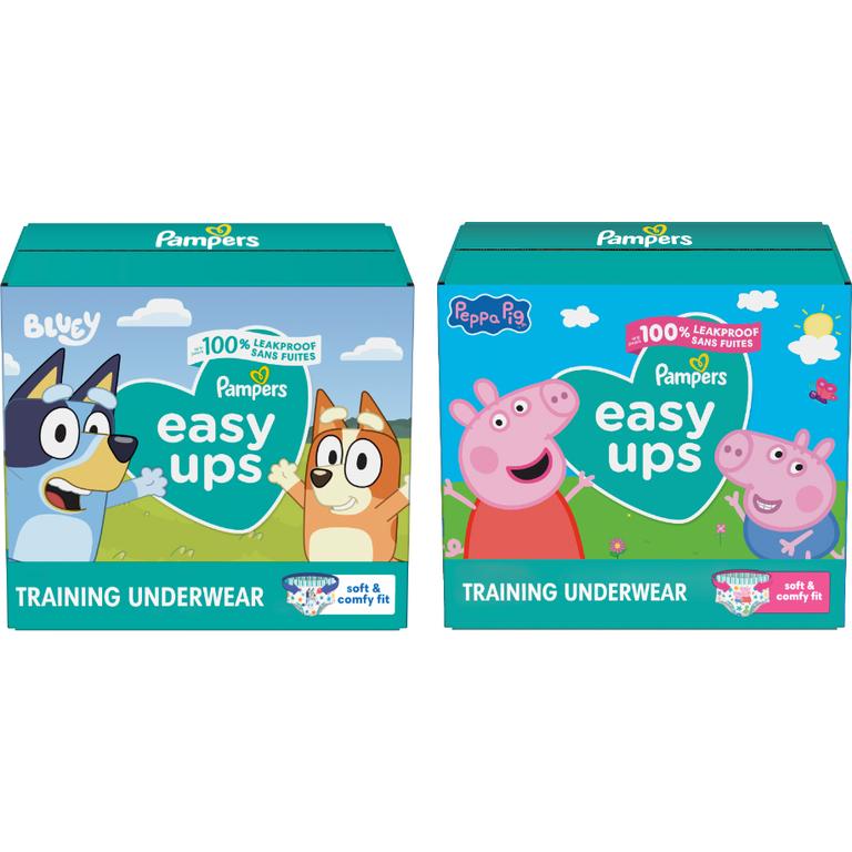 TWO Jumbo BAGS Pampers Easy Ups Training Underwear.