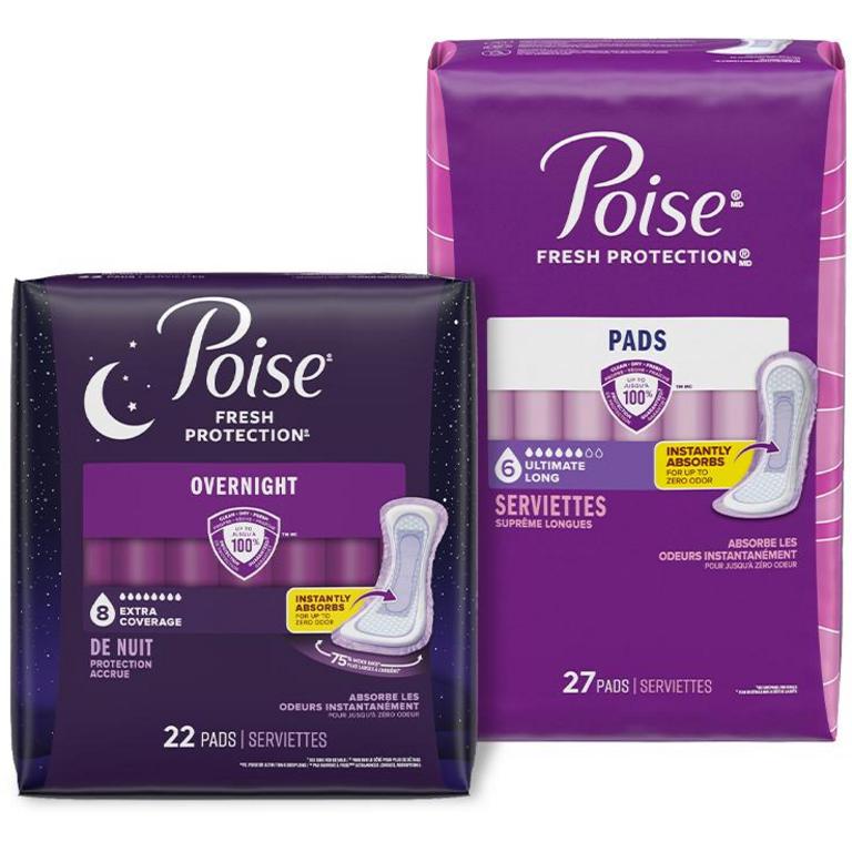 on ONE (1) Poise® product