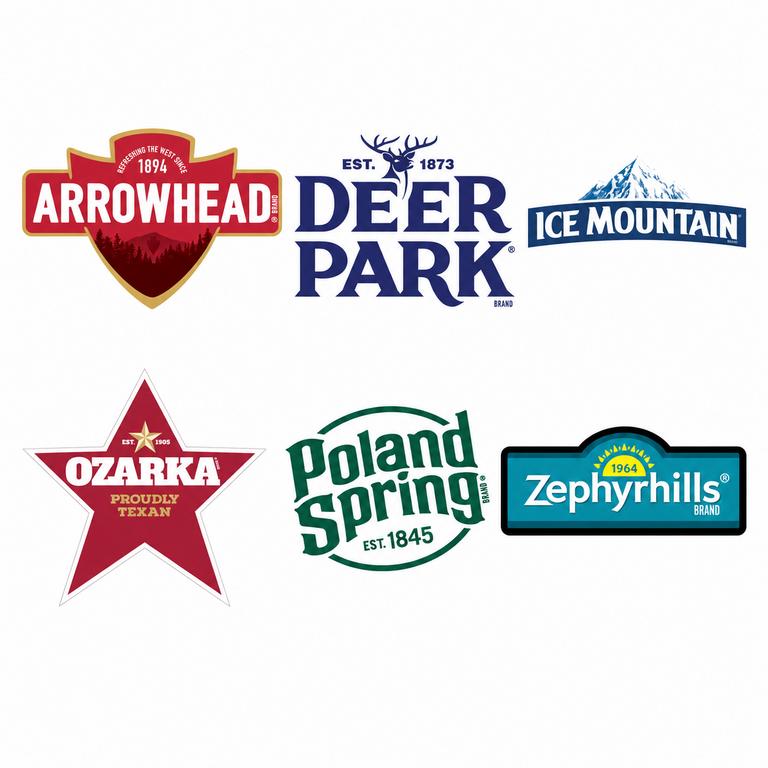 on any ONE (1) Deer Park, Poland Spring, Zephyrills, Arrowhead, Ice Mountain, or Ozarka Natural Spring Water, 16.9 Oz - 24 Pk