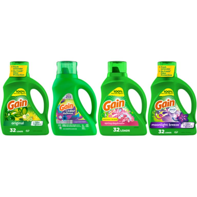 On ONE Gain Liquid Laundry Detergent 32 Load/46 oz. Assorted. Reg. $5.50. (excludes trial/travel size)/