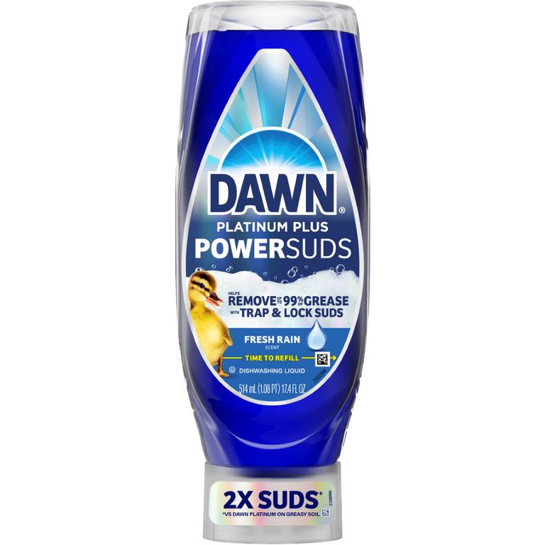ONE Dawn Ultra 30oz - 56oz, Platinum 24oz - 32.7oz, OR Powersuds 17.4oz - 21.6oz (excludes travel/trial size)./