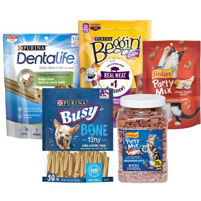 when you spend $25 on ANY Purina® Dog or Cat Treats/