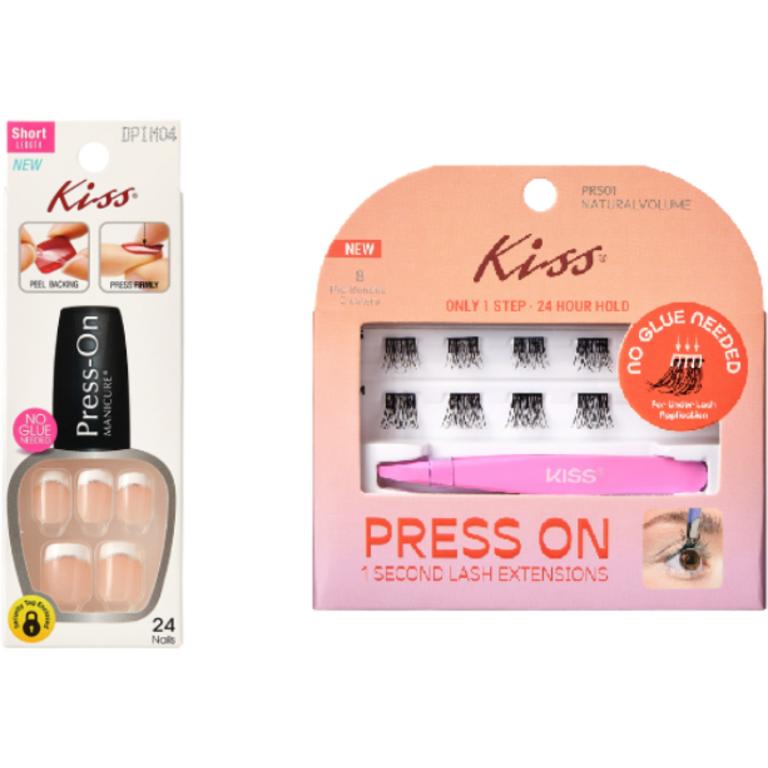 when you buy any ONE (1) Kiss lashes or Nails/