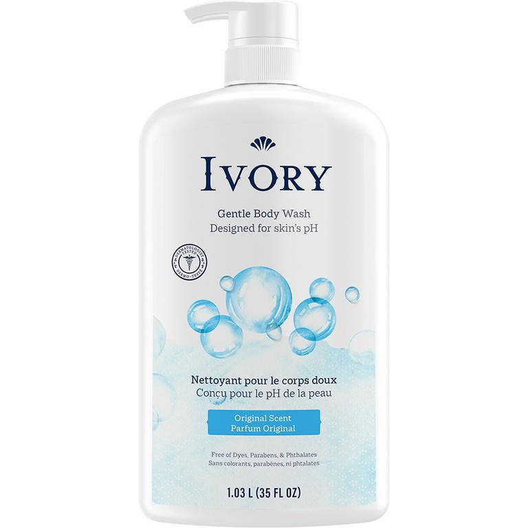 ONE Ivory Body Wash 27oz or Larger.