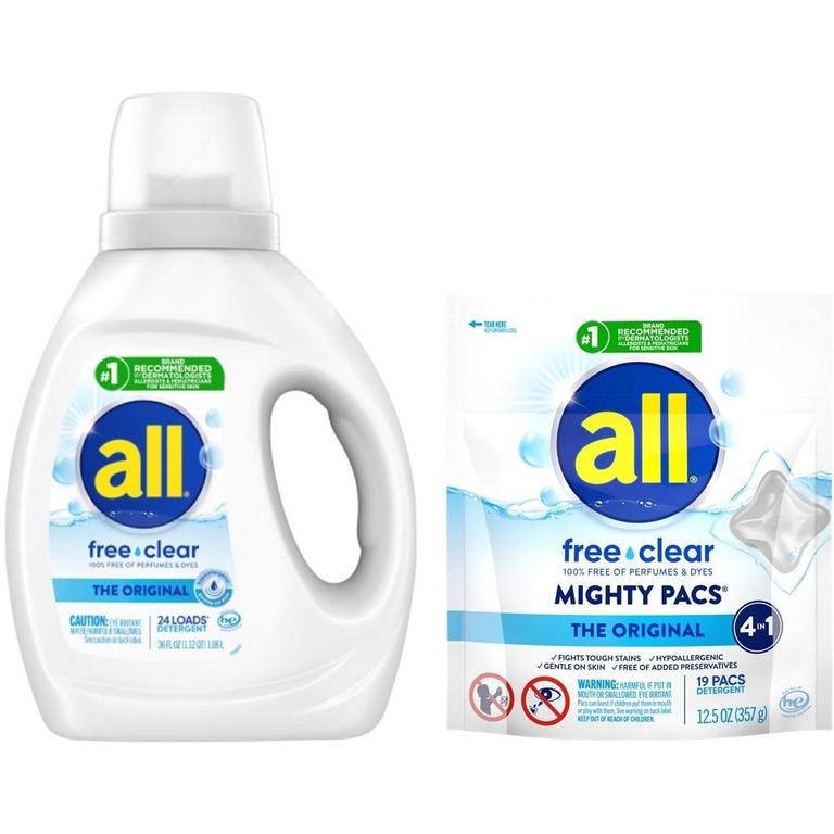ONE (1) ANY all® Free Clear Product/