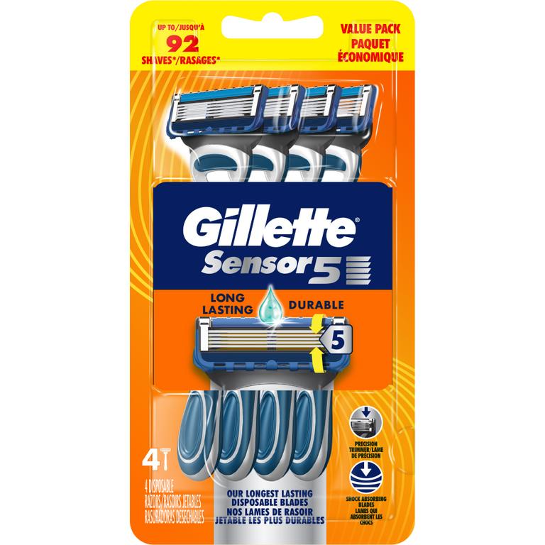ONE Gillette Disposable Razor (excludes Gillette Black, Prestobarba2 5ct, Gillette Refillable Handles, Gillette Blade Refills, and Venus Products).
