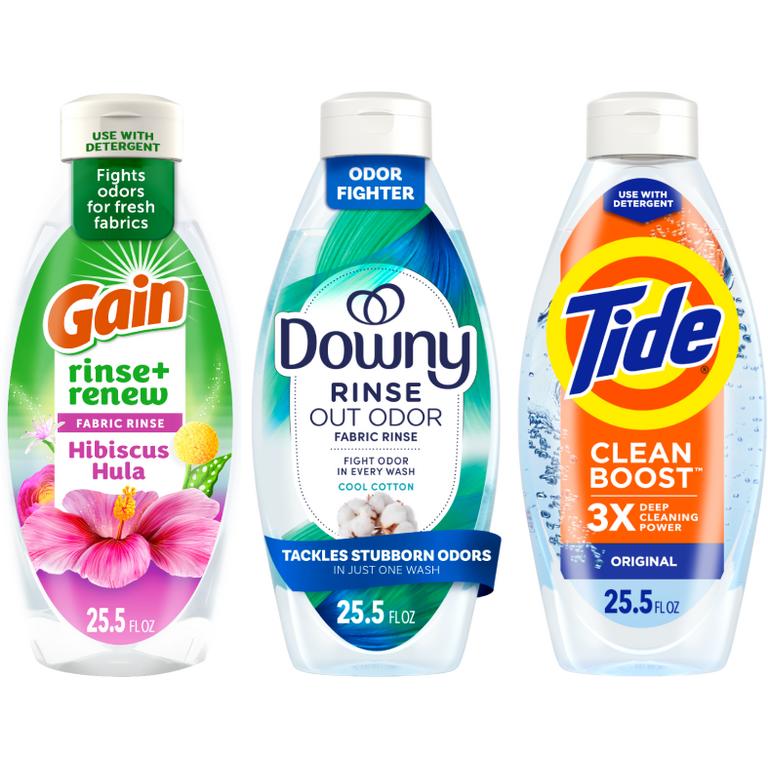 ONE Gain, Downy, or Tide Rinse 25.5oz. Reg. $6.95/