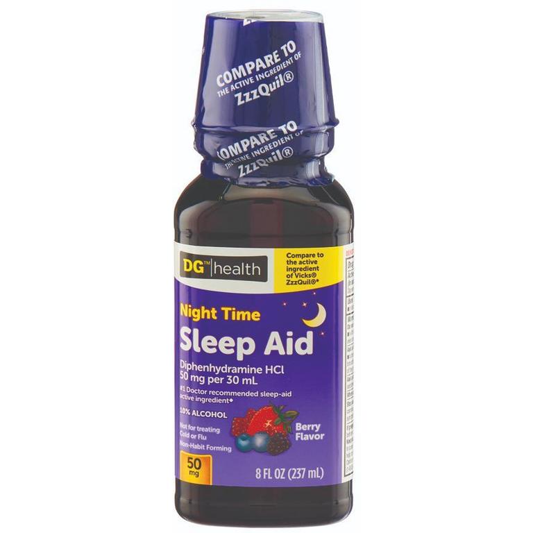 Save $1.00 on DG Health Sleep Aid Liquid 8oz or Ultra 12ct/