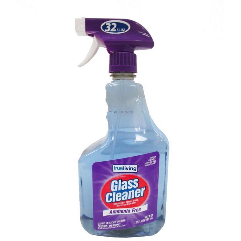 Save $1 on True Living Glass Cleaner Ammonia Free Glass Cleaner or Vinegar Cleaner 32oz/