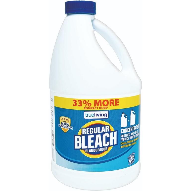 Save $0.50 on True Living Cleaning Bleach Low-Splash or Regular 81oz/