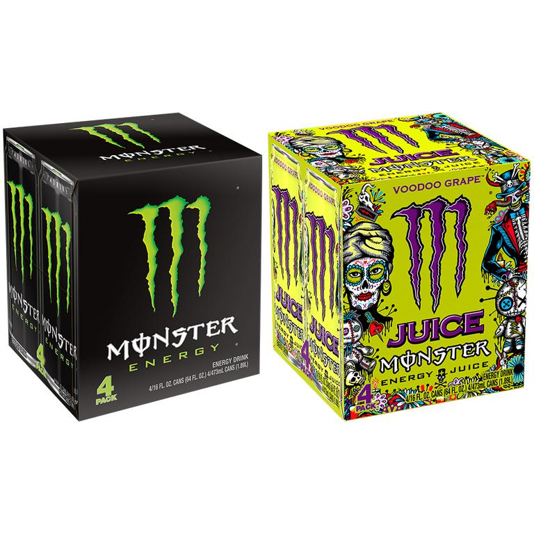 When you buy TWO (2) Monster Energy 16oz 4-pks/
