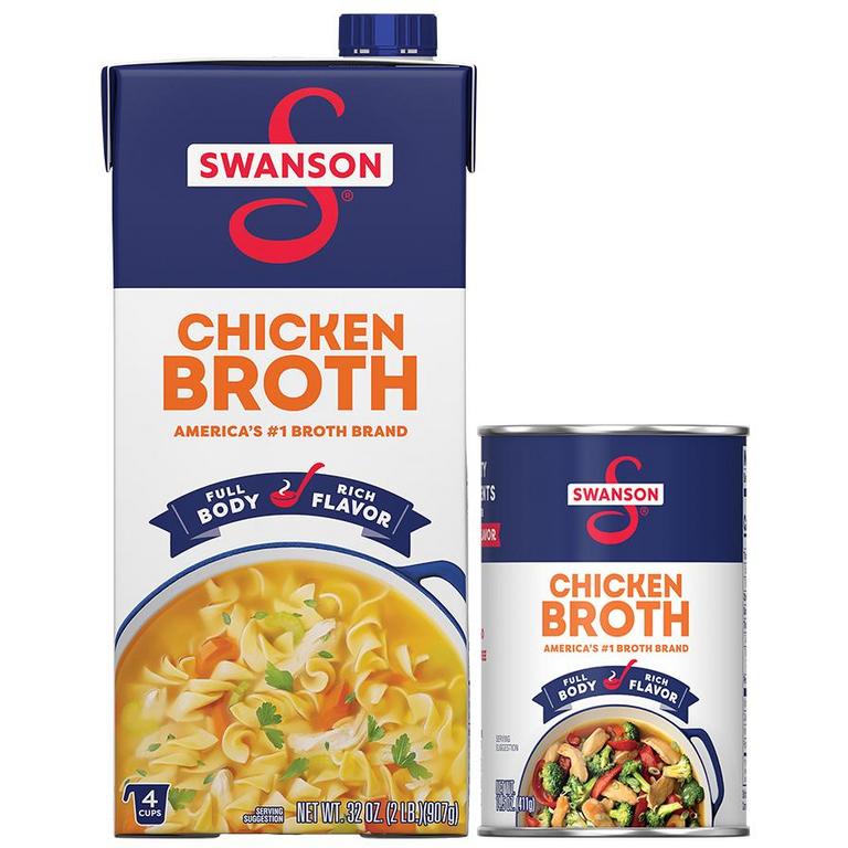 on ONE (1) Swanson® Broth 14.5 oz. can or 32 oz. carton/