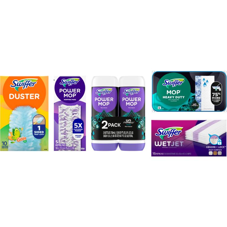 TWO Swiffer Assorted Refills (Reg retail $10)