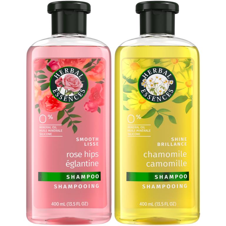 TWO Herbal Essences Classics Shampoo OR Conditioners (excludes 100 mL Shampoo and Conditioners, and trial/travel).