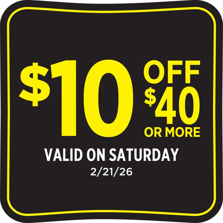 on your purchase of $40.00 or more (pre-tax) at Dollar General/